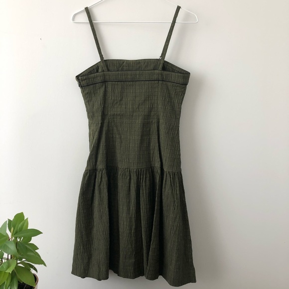 KensieGirl Green Mini Dress With Spaghetti Straps Size Small - Picture 4 of 13